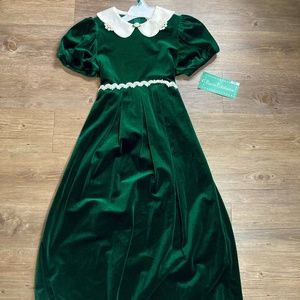 NWT Rare Editions Velvet Girl's Dress, Size 14